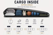 Tenda da tetto AutoHome Columbus Variant, guscio Hard Face Black – capacità di stivaggio nel guscio