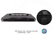 Tenda da tetto AutoHome Extreme-Cargo 360, guscio Hard Face Black – chiusure in alluminio e inox