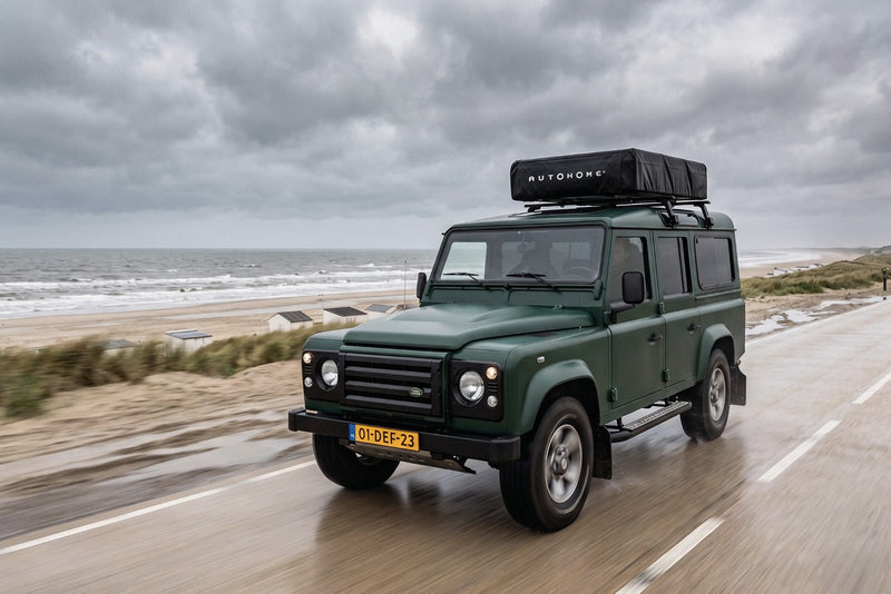 Tenda da tetto AutoHome Nomadland 2.0 – tenda chiusa su fuoristrada