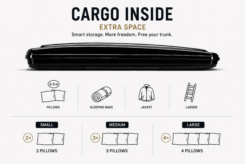 Tenda da tetto AutoHome Nomadland 3.0 – capacità di stivaggio nel guscio