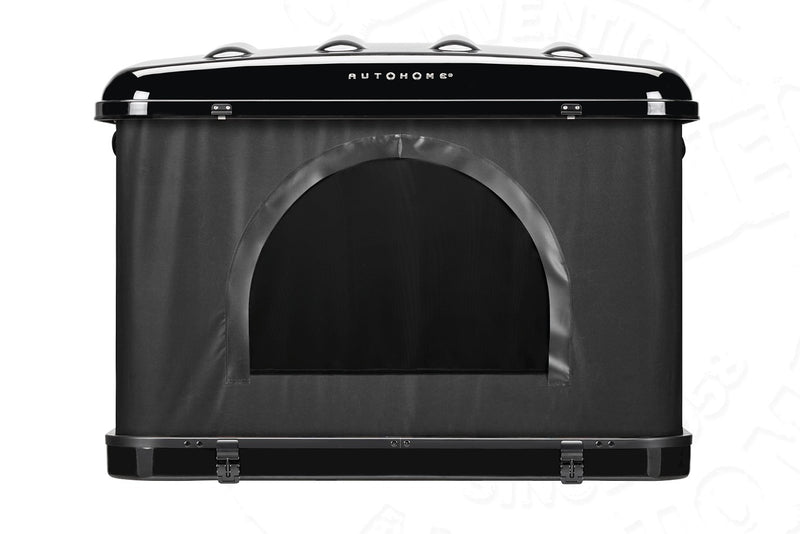 Tenda da tetto AutoHome Nomadland 3.0, tessuto Black – vista posteriore