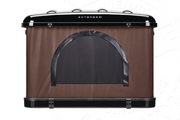 Tenda da tetto AutoHome Nomadland 3.0, tessuto Marrone – vista posteriore