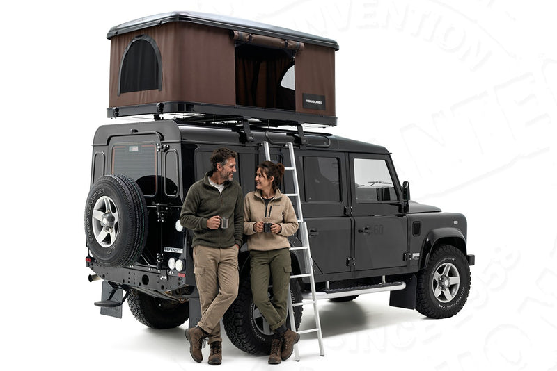 Tenda da tetto AutoHome Nomadland 3.0, tessuto Marrone – su fuoristrada