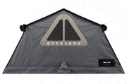 Tenda da tetto AutoHome Overland – tenda aperta, vista laterale