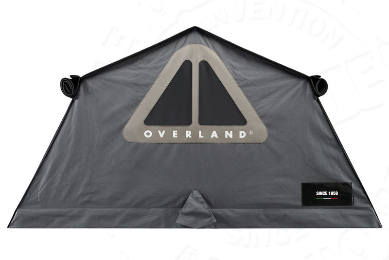 Tenda da tetto AutoHome Overland – tenda aperta, vista laterale