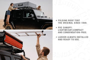 Tenda da tetto AutoHome Overland – apertura della tenda pieghevole