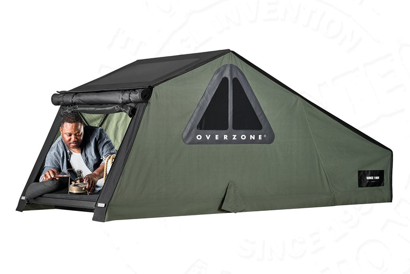 Tenda da tetto AutoHome Overzone – tenda aperta