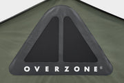 Tenda da tetto AutoHome Overzone – logo Overzone sul tessuto