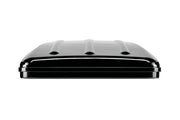 Tenda da tetto AutoHome x Land Rover, guscio Black Storm – vista frontale