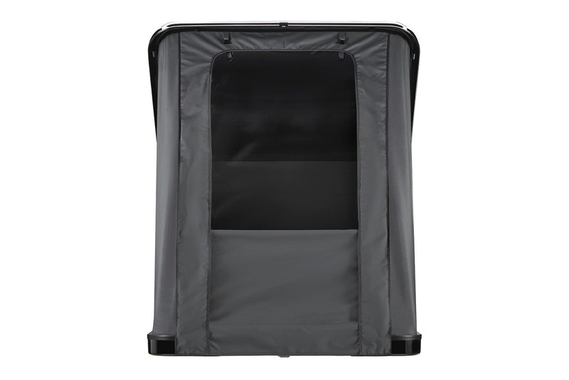 Tenda da tetto AutoHome x Land Rover, guscio Black Storm – apertura posteriore