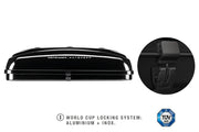 Tenda da tetto AutoHome x Land Rover, guscio Black Storm – chiusure in alluminio e inox