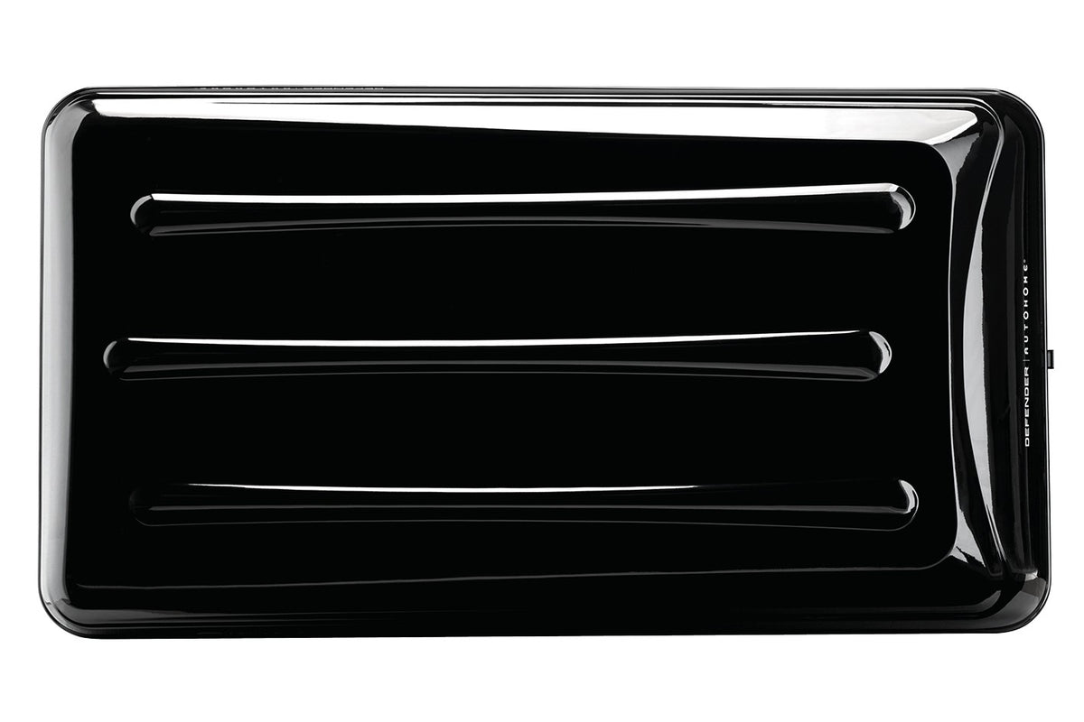 Tenda da tetto AutoHome x Land Rover, guscio Black Storm – vista dall'alto