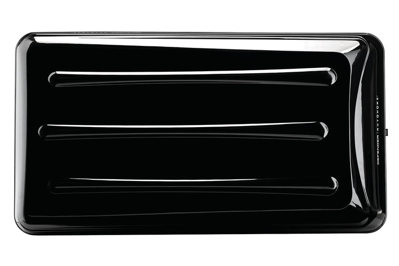 Tenda da tetto AutoHome x Land Rover, guscio Black Storm – vista dall'alto