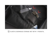 Tenda da tetto AutoHome x Land Rover, guscio Black Storm – rete portaoggetti a soffitto