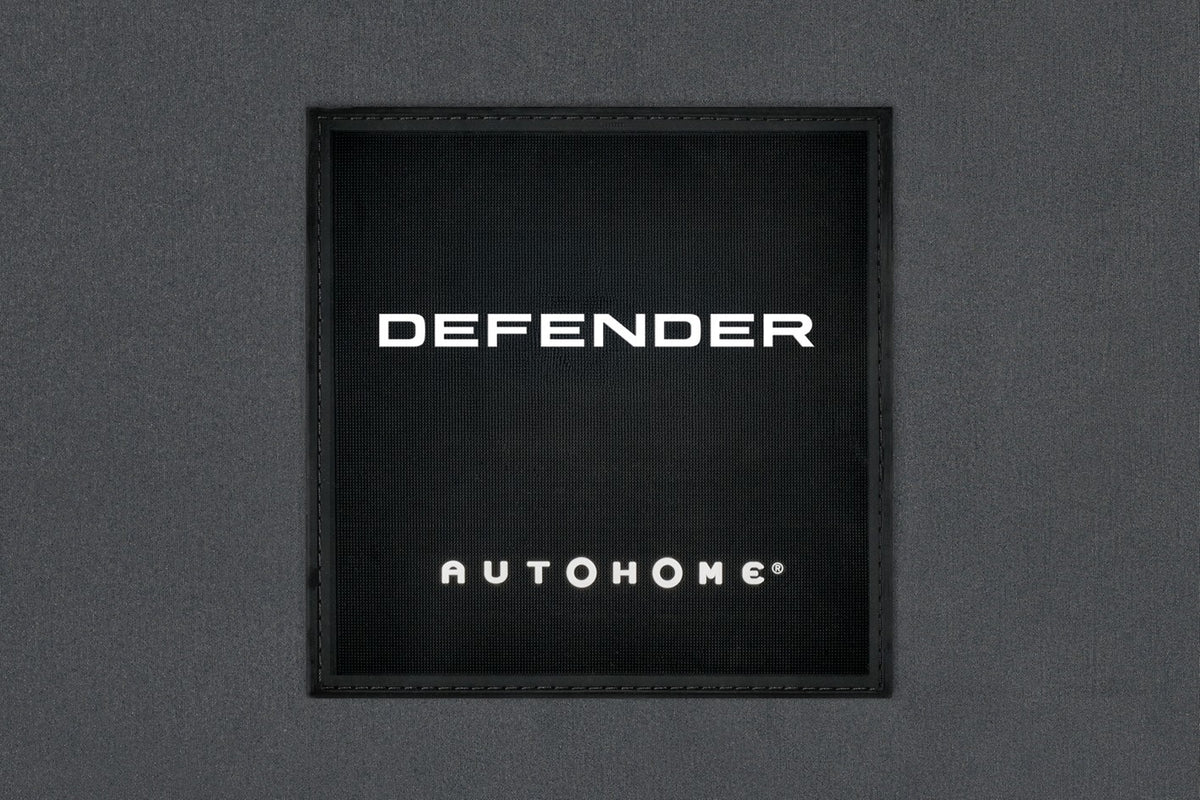 Tenda da tetto AutoHome x Land Rover, guscio Black Storm – marchio AutoHome, progettato e prodotto in Italia