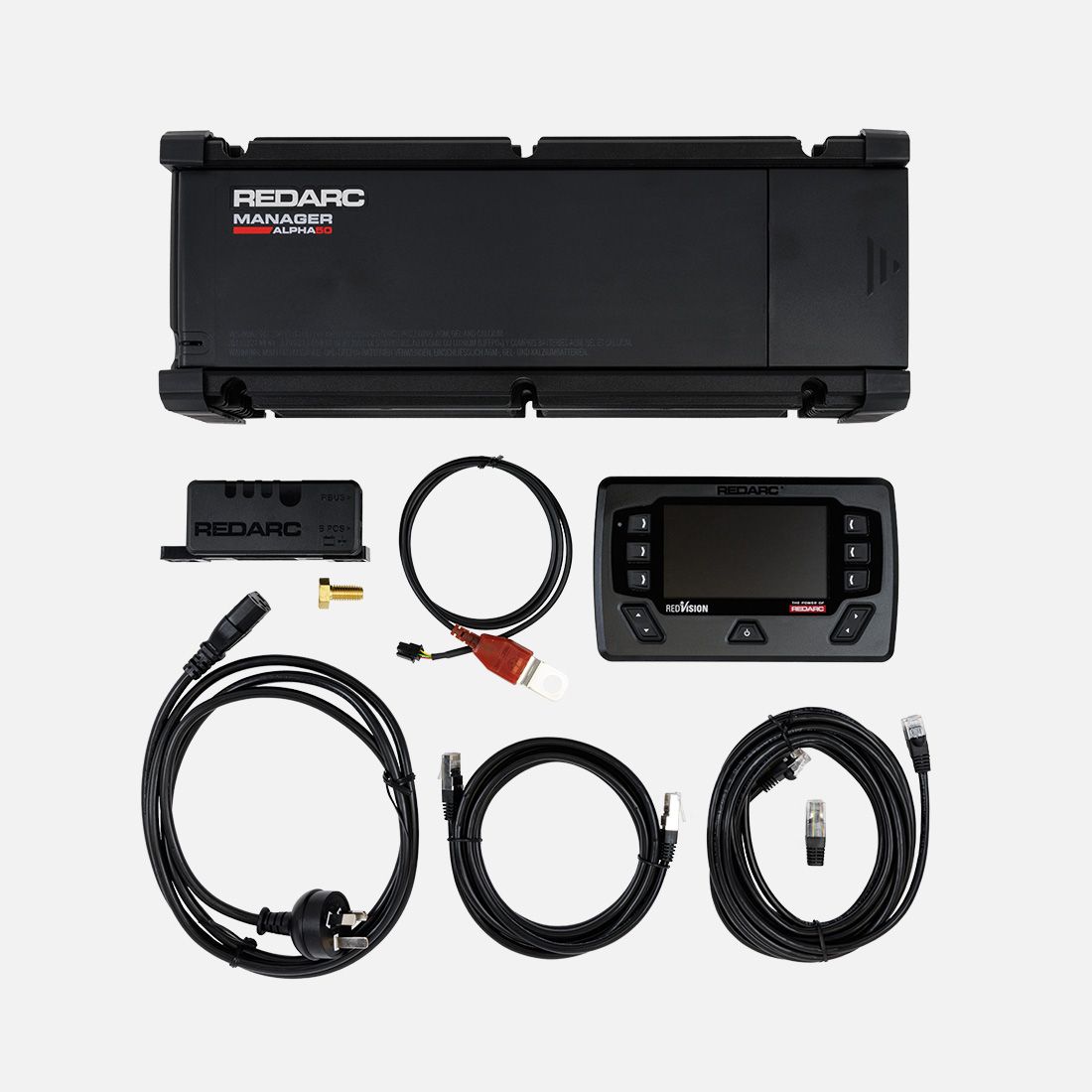 Sistema gestione batterie Redarc Manager Alpha50 con RedVision
