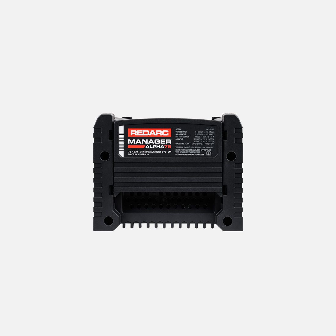 Sistema gestione batterie Redarc Manager Alpha75 con RedVision