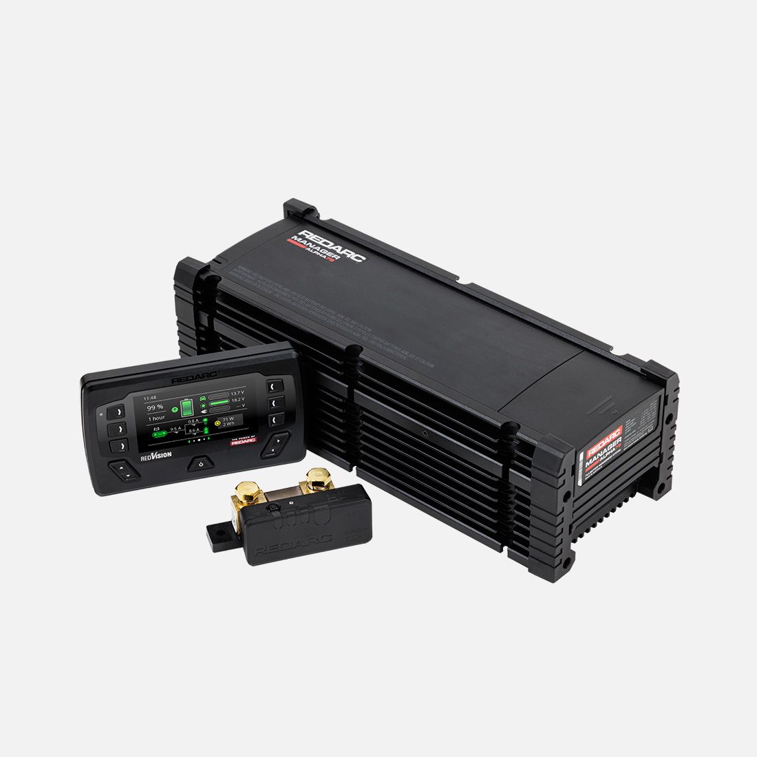 Sistema gestione batterie Redarc Manager Alpha75 con RedVision