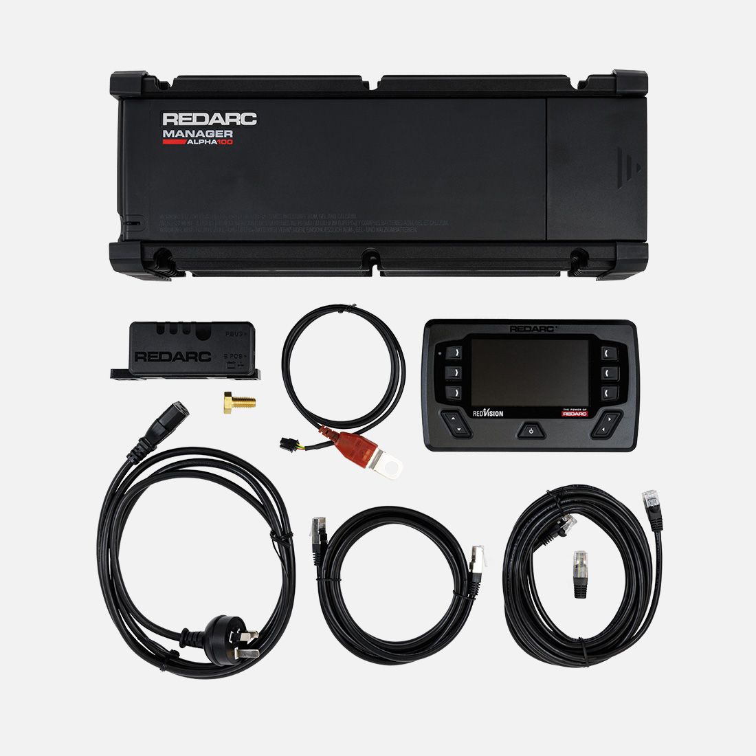 Sistema gestione batterie Redarc Manager Alpha100 con RedVision