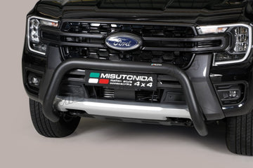 Bull Bar SB omologato CE Ford Ranger Double Cab dal 2023 Inox nero Ø76 mm