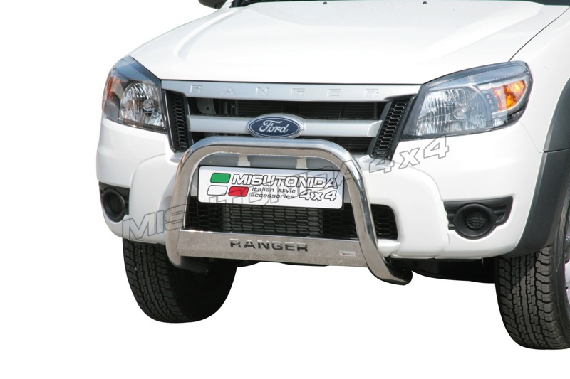 Bull bar Ford Ranger Double Cab 2009–2011 EC/MED/K/250/IX inox lucido