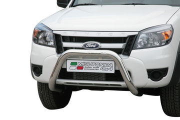 Bull Bar SB omologato CE Ford Ranger Double Cab 2009–2011 Inox lucido Ø76 mm