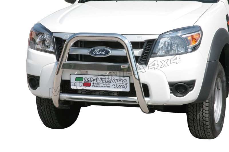 Bull bar Ford Ranger Double Cab 2009–2011 MA/250/IX inox lucido
