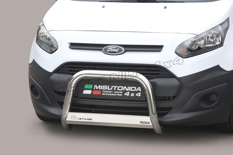 Bull bar Ford Transit Connect 2014–2017 EC/MED/362/IX inox lucido
