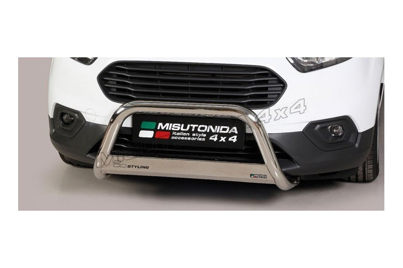 Bull bar Ford Transit Courier / Tourneo Courier 2018–2023 EC/MED/452/IX inox lucido