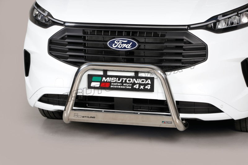Bull bar Ford Transit Custom / Tourneo Custom L1 dal 2024 EC/MED/515/IX inox lucido