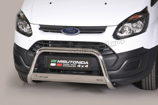 Bull bar Ford Transit Custom LWB/L2 2013–2017 Misutonida EC/MED/338/IX inox lucido