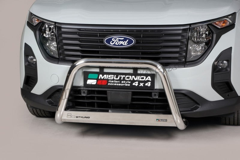 Bull bar Ford Transit Courier / Tourneo Courier dal 2024 EC/MED/516/IX inox lucido