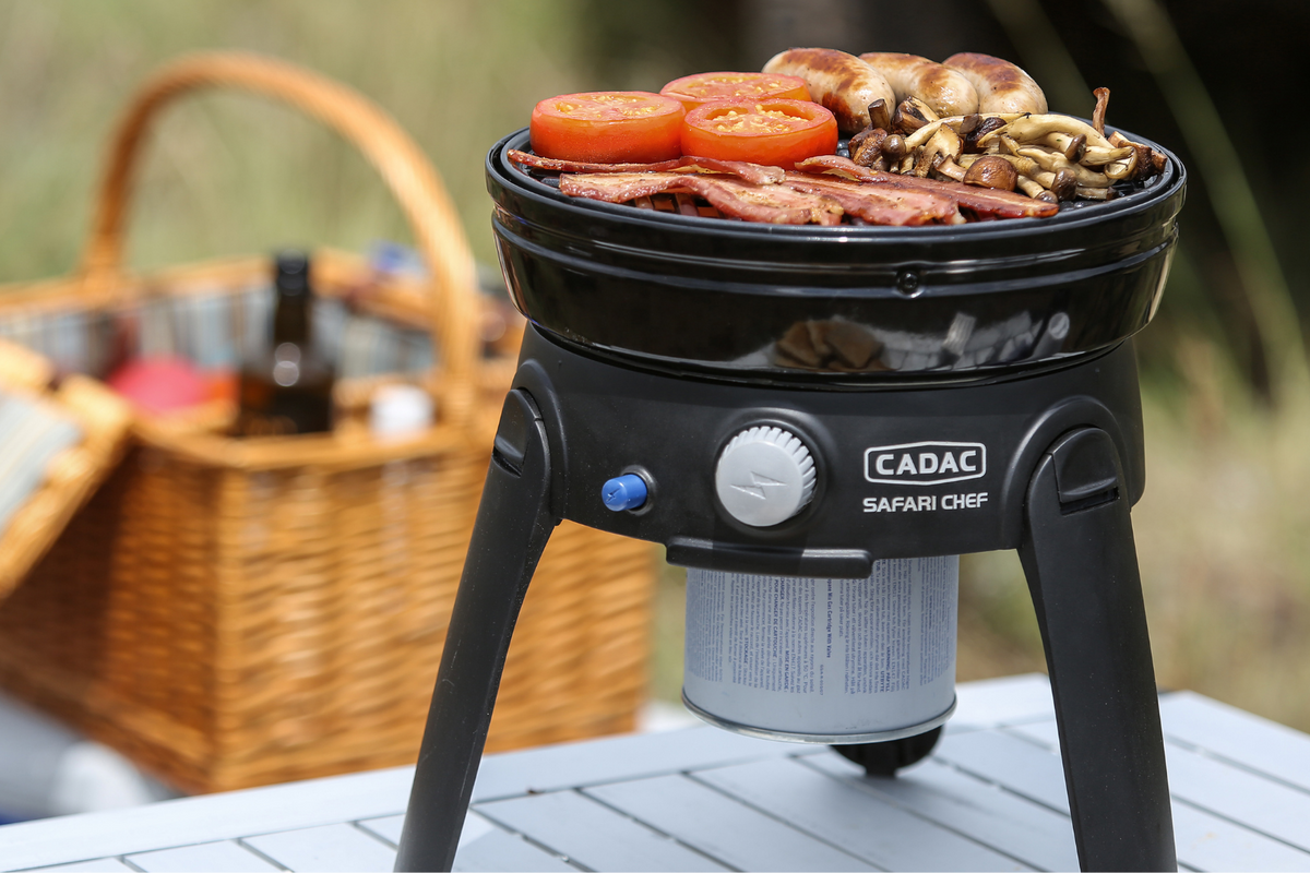 Cartuccia gas Cadac 500 g sul Safari Chef
