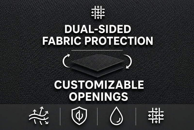 Cabina giorno AutoHome per Overzone – tessuto double face e aperture personalizzabili