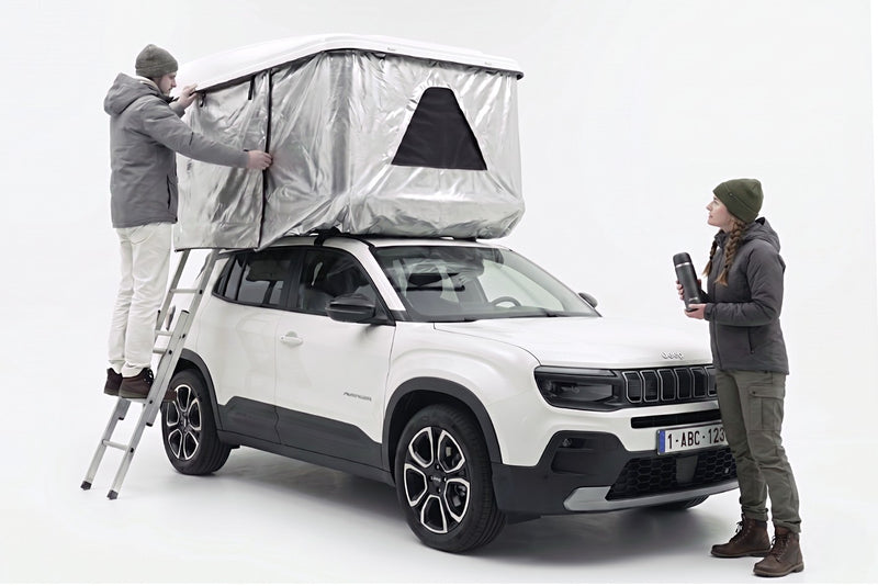 Cappuccio invernale AutoHome per Maggiolina e Airtop – montato su tenda Maggiolina