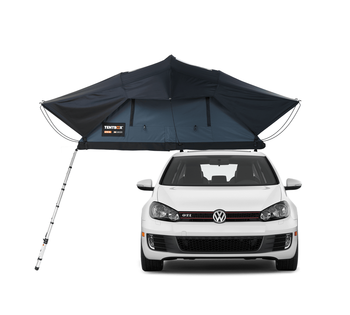TentBox Lite XL Tenda da tetto - Slate - copertura morbida