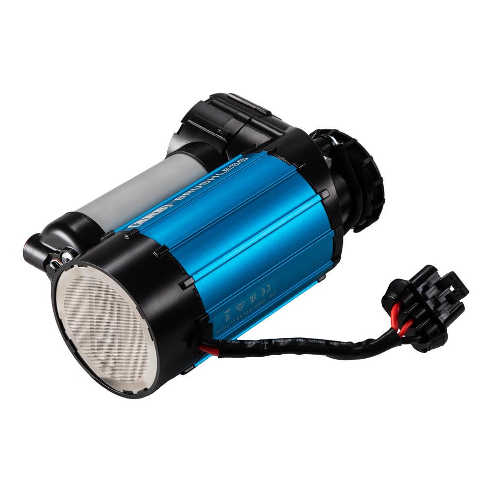 Compressore brushless CKBLA12, vista frontale con filtro