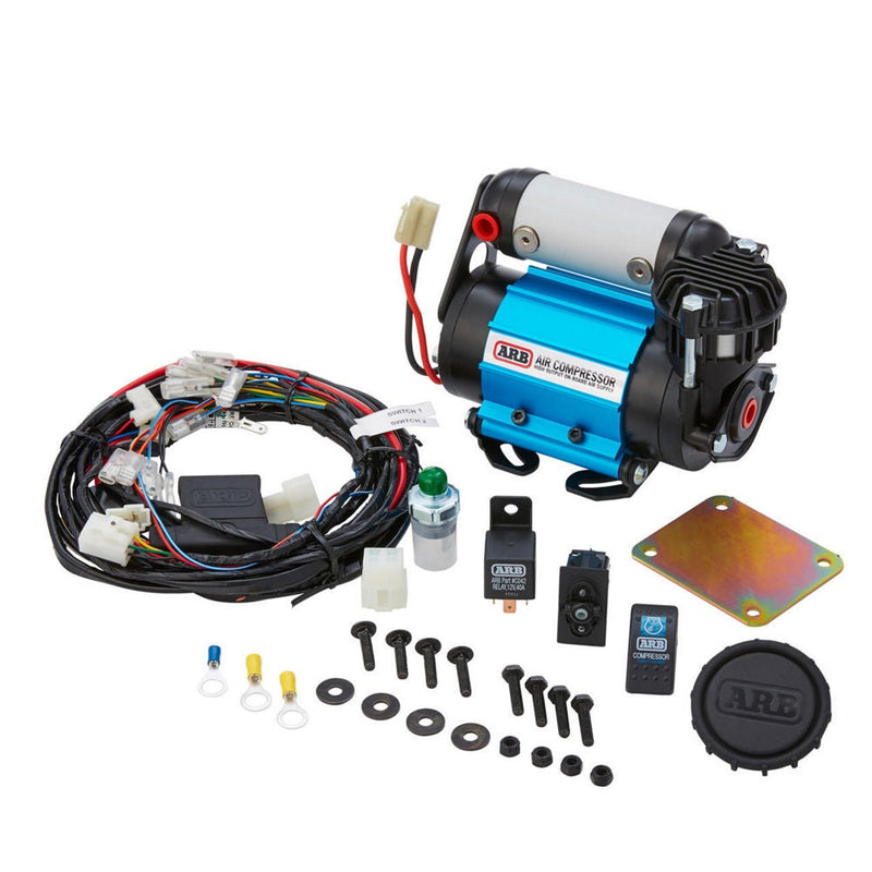 Kit compressore di bordo CKMA12 con cablaggio, interruttore, pressostato e minuteria