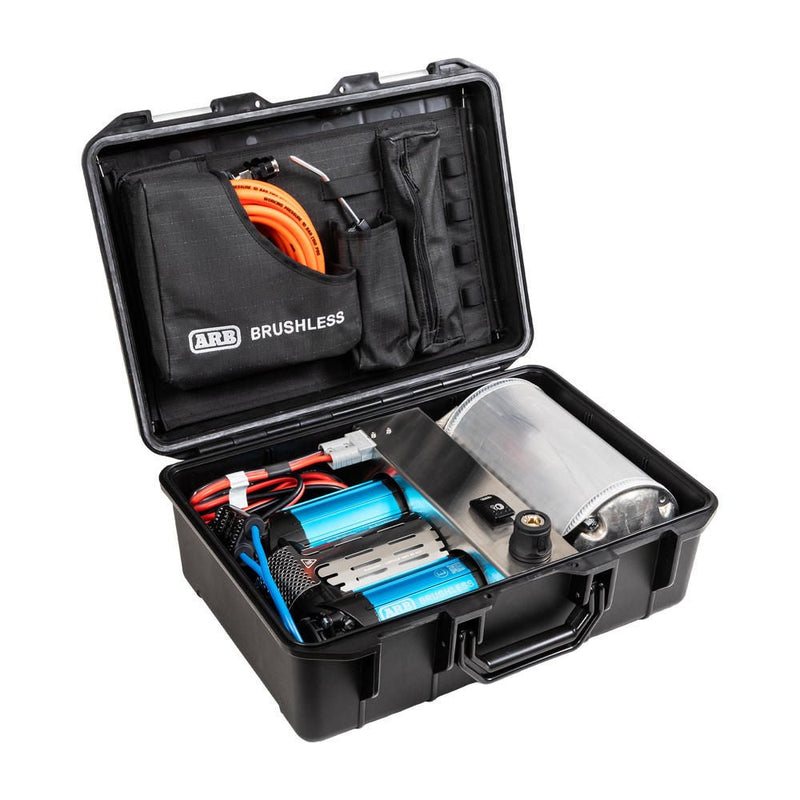 Compressore d’aria portatile brushless bicilindrico CKBLTP12 con serbatoio