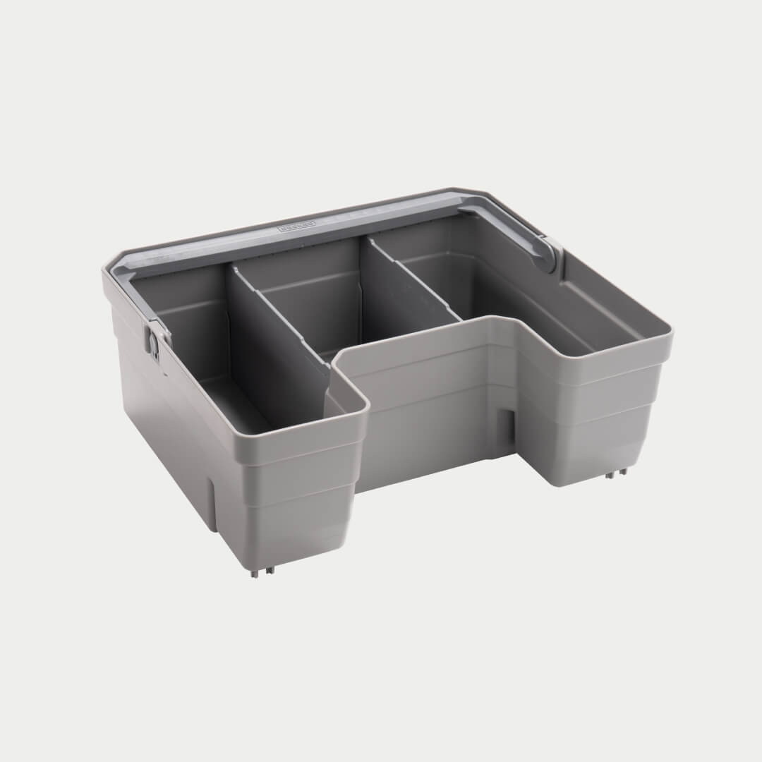 Vaschetta portaoggetti DECKED Double Drawerganizer 25 l per cassettiere full-size