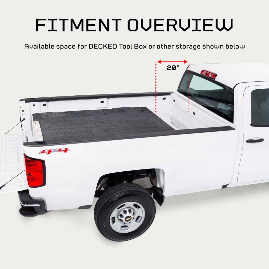 Cassettiera DECKED – Chevrolet Silverado dal 2019, cassone 8 piedi