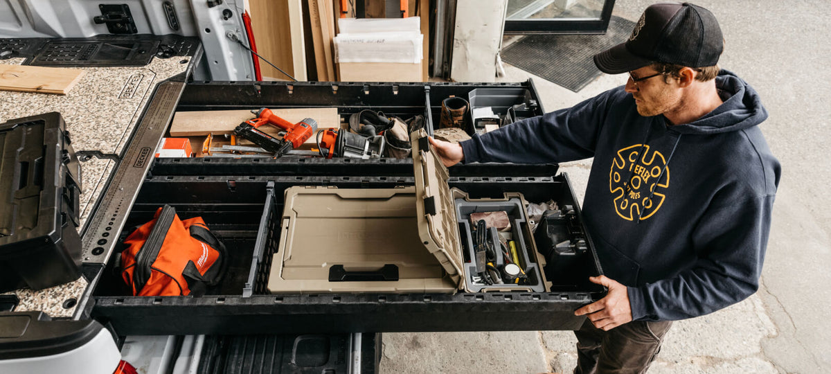 Cassettiera DECKED – Chevrolet Silverado dal 2019, cassone 8 piedi