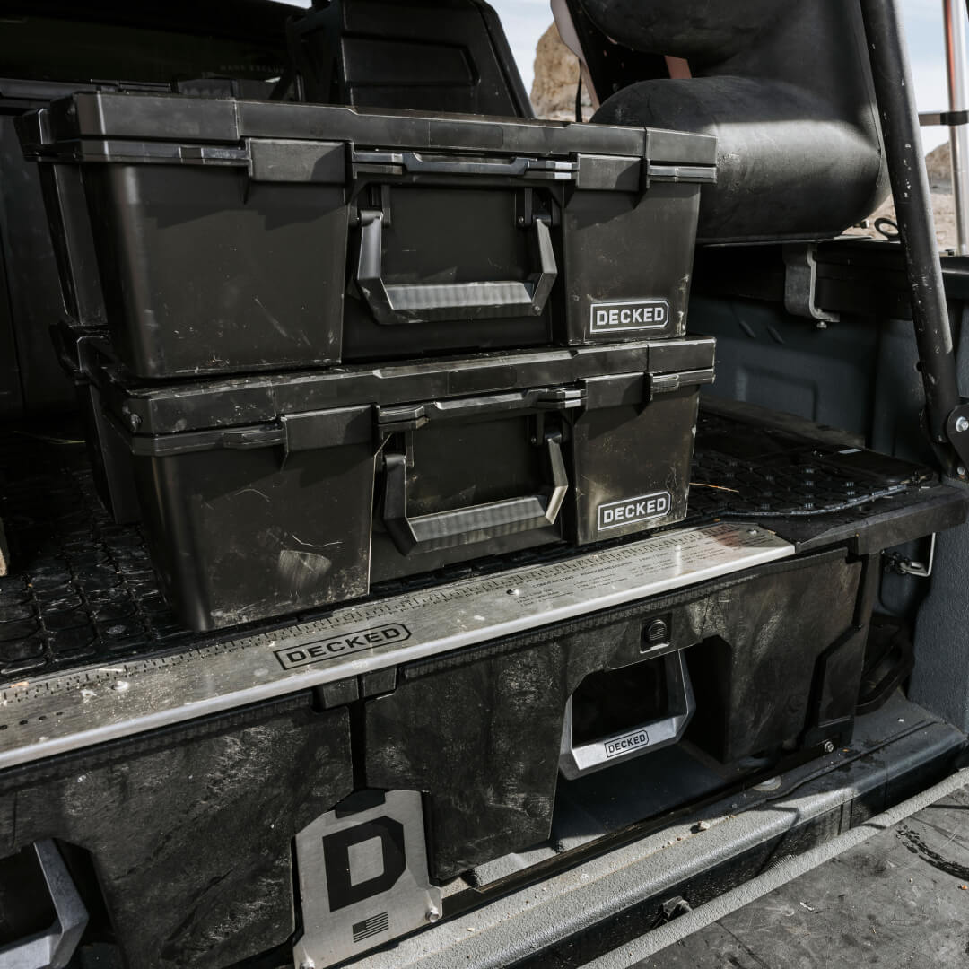 Valigetta stagna DECKED Halfrack 32 nero