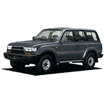 Piastre protezione ammortizzatori in alluminio 8 mm per Toyota Land Cruiser J8 serie 1989-2007, senza – immagine 2