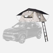 Tenda da tetto Track 130 cm montata su auto | Horntools