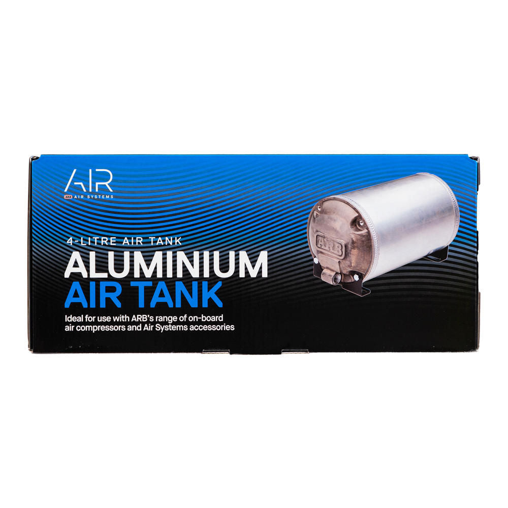 Serbatoio aria compressa 4 l in alluminio forgiato a 2 porte