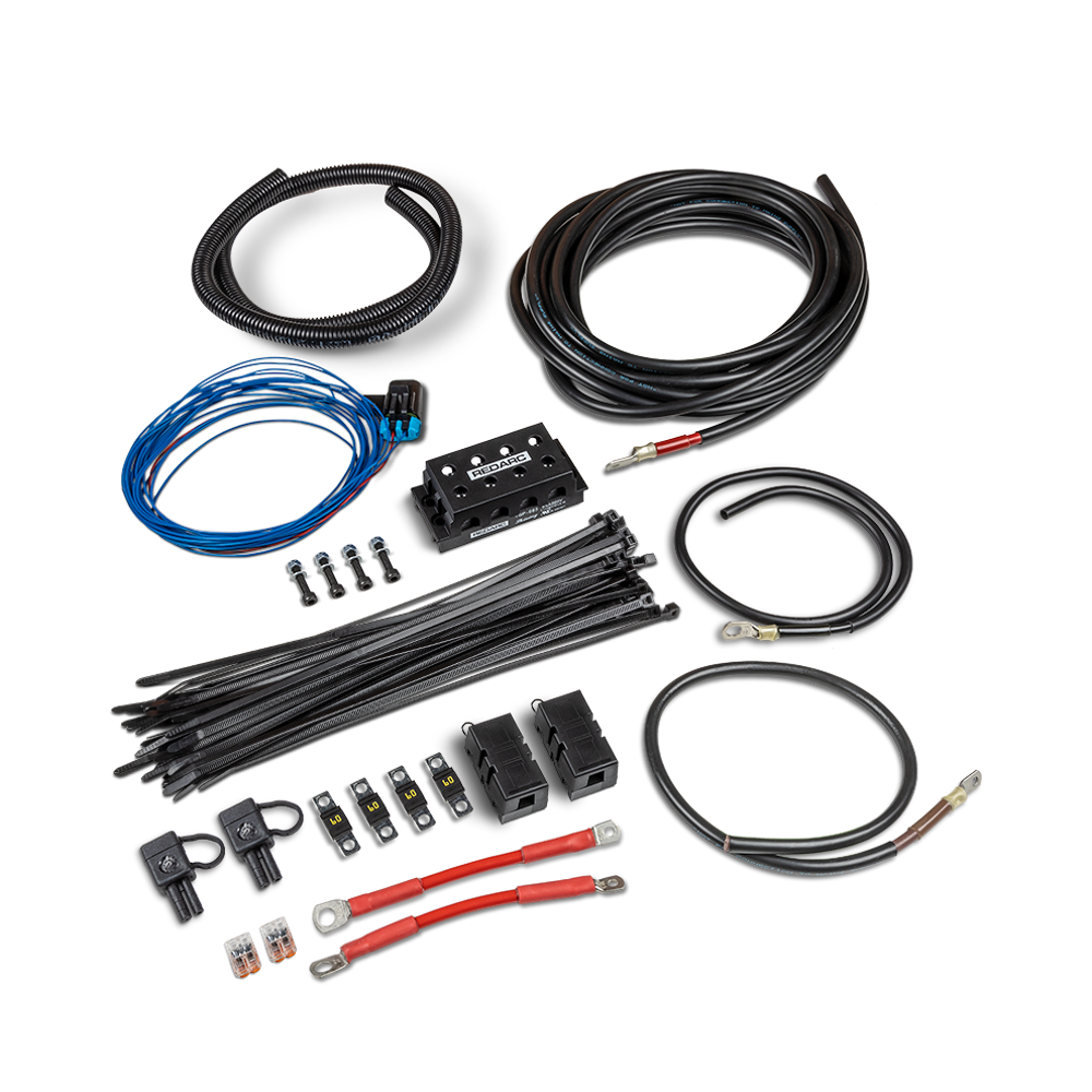 Kit cablaggio Redarc BCDC 50 A per installazione posteriore