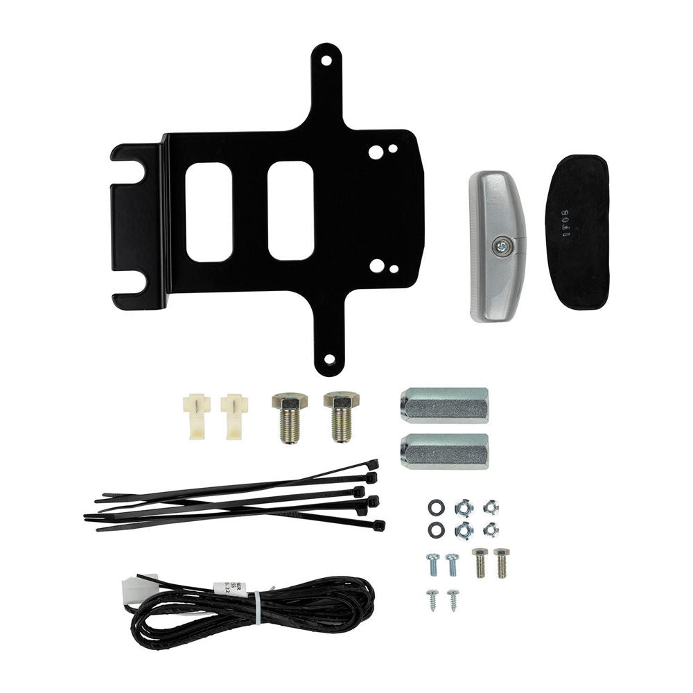 Kit supporto targa con luce – Jeep Wrangler JL con paraurti posteriore a gradino