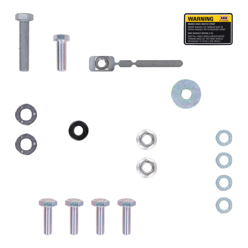 Punto di recupero 8.000 kg anteriore sinistro – Isuzu D-Max, MU-X e Mazda BT-50