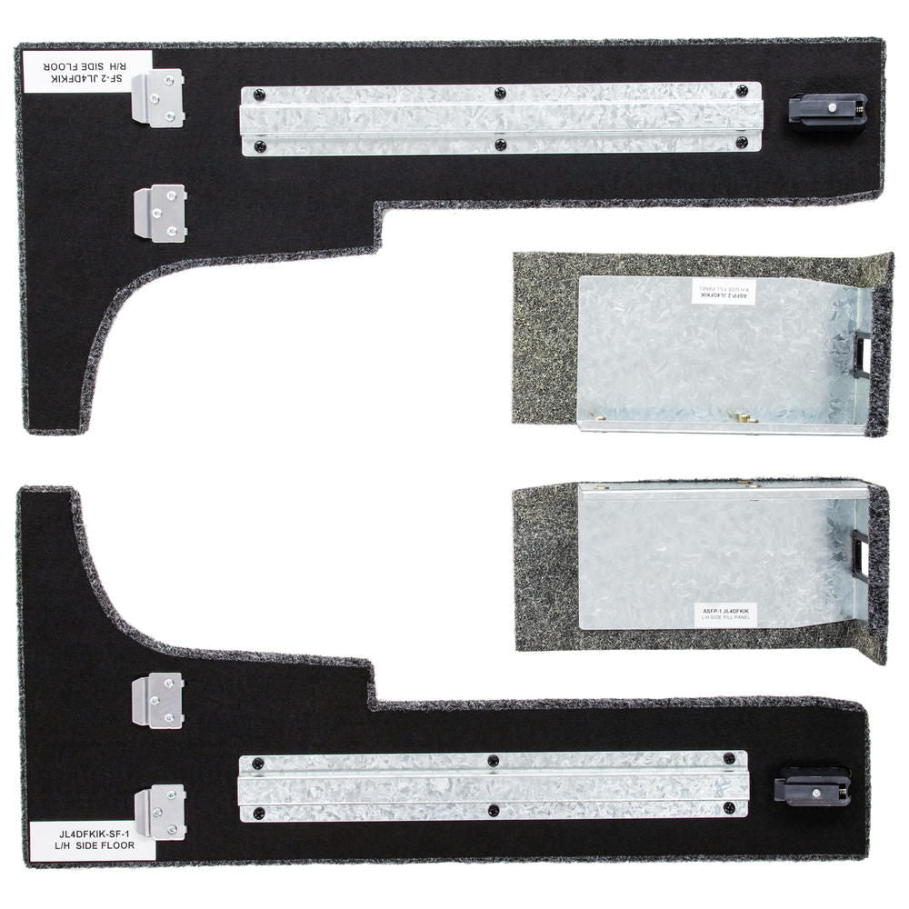 Kit pianale laterale con installazione – Jeep Wrangler JL senza subwoofer